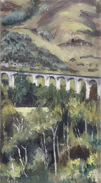 'Glenfinnan Viaduct' by artist Caroline Lees